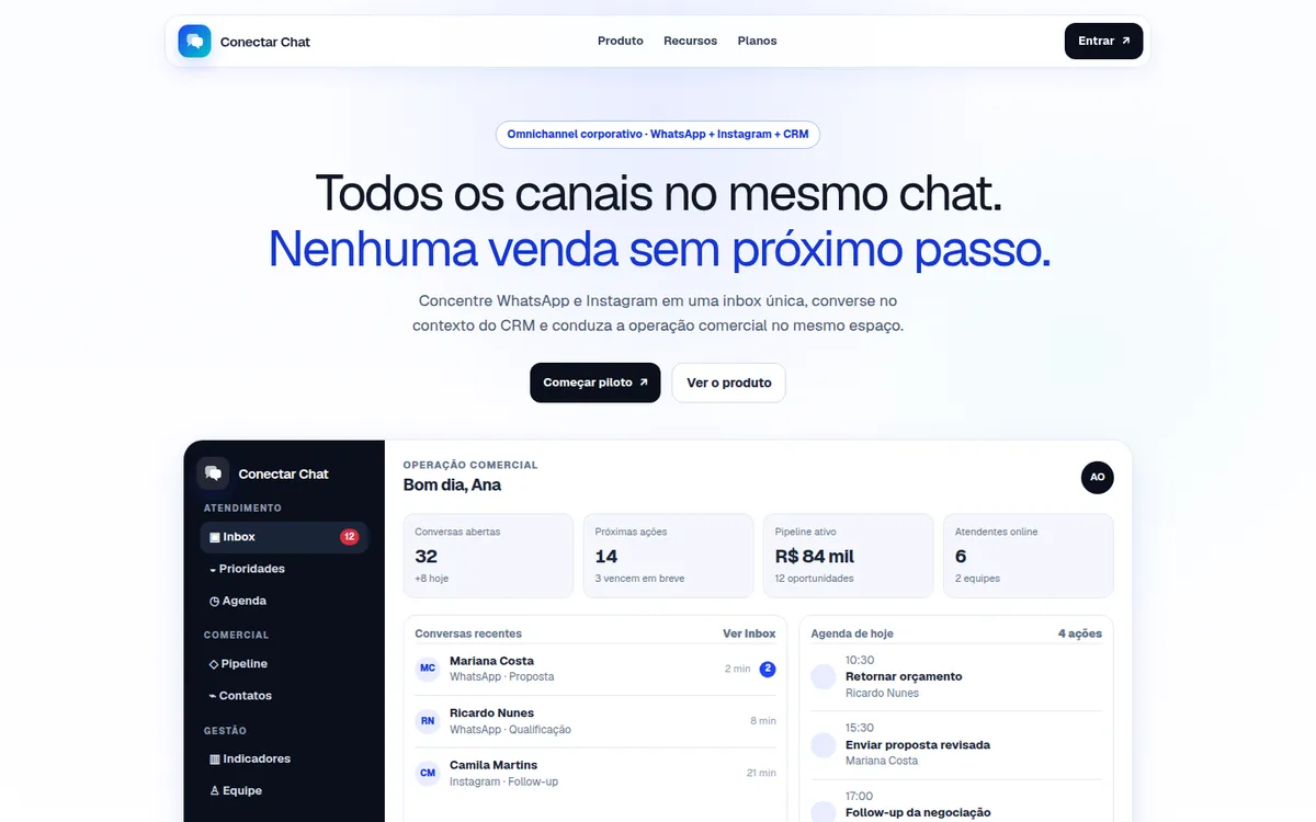 Captura de tela de Conectar Chat